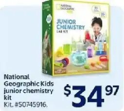 Walmart National Geographic Kids junior chemistry kit offer