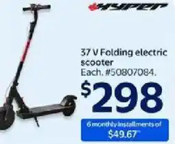 Walmart hyper 37 V Folding electric scooter offer