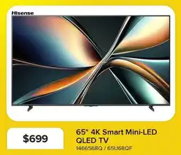 Leon's Hisense 65" 4K Smart Mini-LED QLED TV offer