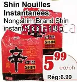 Marche C&T Nongshim Brand Shin Instant Noodles offer