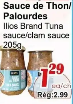 Marche C&T Ilios Brand Tuna sauce/clam sauce offer