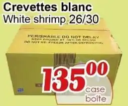 Marche C&T White shrimp offer