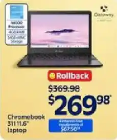 Walmart Chromebook 31111.6 laptop offer