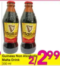 Danforth Food Market Guiness Non Alcoholic Malta Drink offer