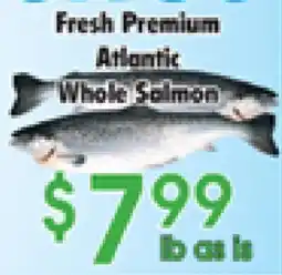 Danforth Food Market Fresh Premium Atlantic Whole Salmon offer