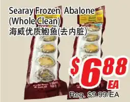 WinCo Food Mart Searay Frozen Abalone (Whole Clean) offer