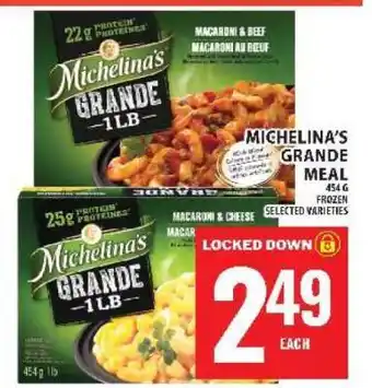 Food Basics MICHELINA’S GRANDE MEAL offer