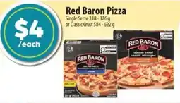 Co-op Red Baron Pizza offer