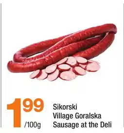 Highland Farms Sikorski Village Goral ska Sausage at the Deli offer