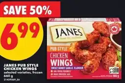 No Frills Janes pub style chicken wings offer