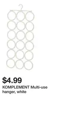 IKEA KOMPLEMENT Multi-use hanger, white offer