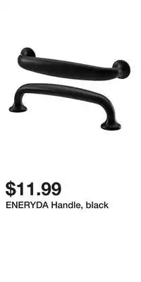 IKEA ENERYDA Handle, black offer