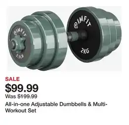 TSC Stores All-in-one Adjustable Dumbbells & Multi-Workout Set offer