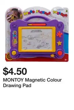 Dollarama MONTOY Magnetic Colour Drawing Pad offer
