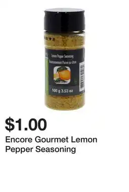 Dollarama Encore Gourmet Lemon Pepper Seasoning offer