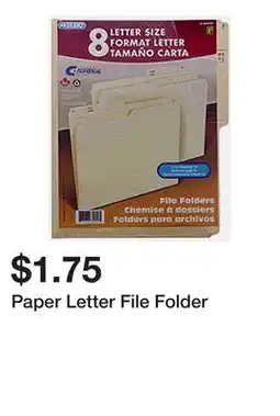 Dollarama Paper Letter File Folder offer