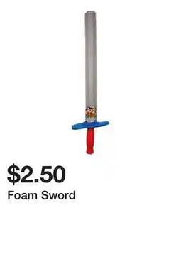 Dollarama Foam Sword offer