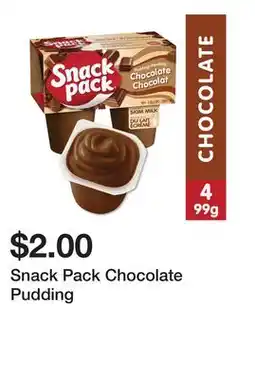 Dollarama Snack Pack Chocolate Pudding offer