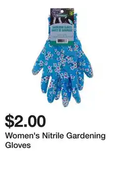 Dollarama Women's Nitrile Gardening Gloves offer