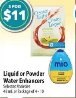 Co-op Liquid or Powder Water Enhancers offer
