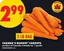 No Frills Farmer's market carrots offer