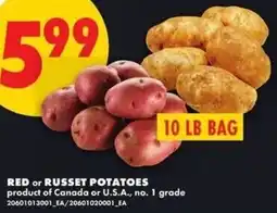No Frills Red or russet potatoes offer
