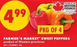 No Frills Farmer's market sweet peppers offer
