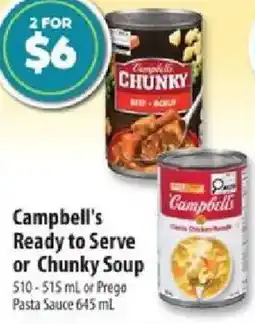 Co-op Campbell's Ready to Serve or Chunky Soup offer