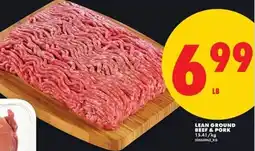 No Frills Lean ground beef & pork offer