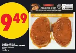 No Frills Marcangelo marinated pork chops offer