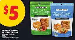No Frills Snack factory pretzel crisps offer