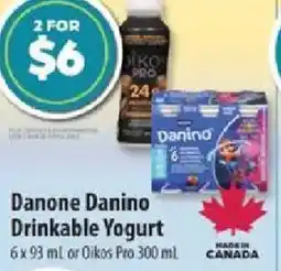 Co-op Danone Danino Drinkable Yogurt offer