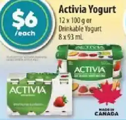 Co-op Activia Yogurt offer