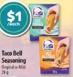 Co-op Taco Bell Seasoning Original or Mild offer
