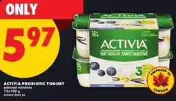 No Frills Activia probiotic yogurt offer