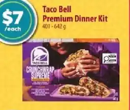 Co-op Taco Bell Premium Dinner Kit offer