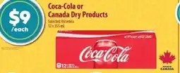 Co-op Coca-Cola or Canada Dry Products offer