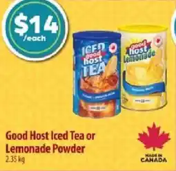 Co-op Good Host Iced Tea or Lemonade Powder offer