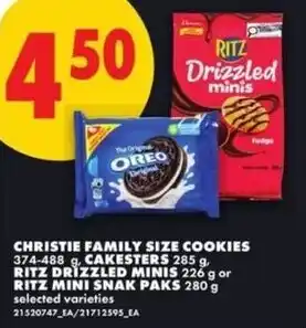 No Frills Christie family size cookies offer