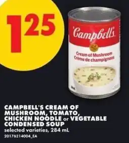 No Frills Campbell's cream of mushroom offer