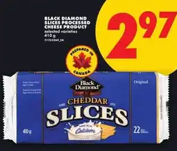 No Frills Black diamond slices processed cheese product offer