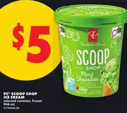 No Frills Pc scoop shop ice cream offer