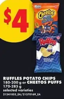 No Frills Ruffles potato chips offer