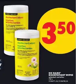 No Frills No name disinfectant wipes offer