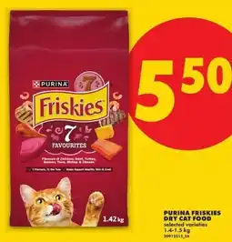 No Frills Purina friskies dry cat food offer