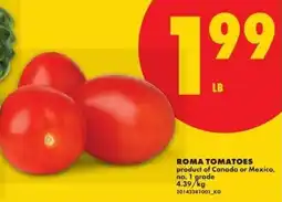 No Frills Roma tomatoes offer