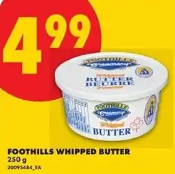 No Frills Foothills whipped butter offer