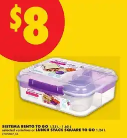 No Frills Sistema bento to go offer