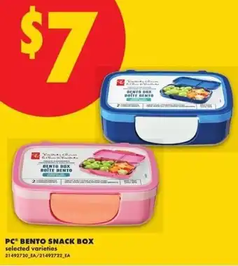 No Frills Pc bento snack box offer