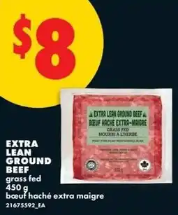 No Frills Extra lean ground beef offer